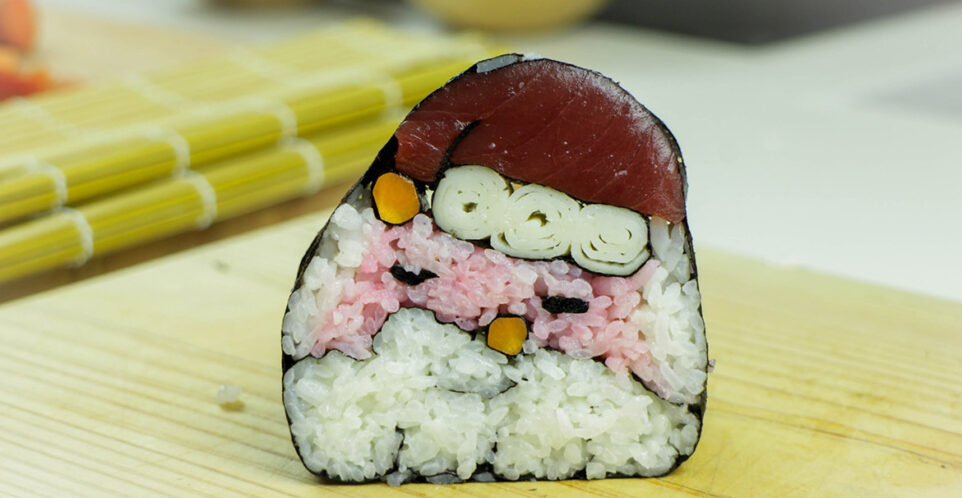 Sushi Santa Claus